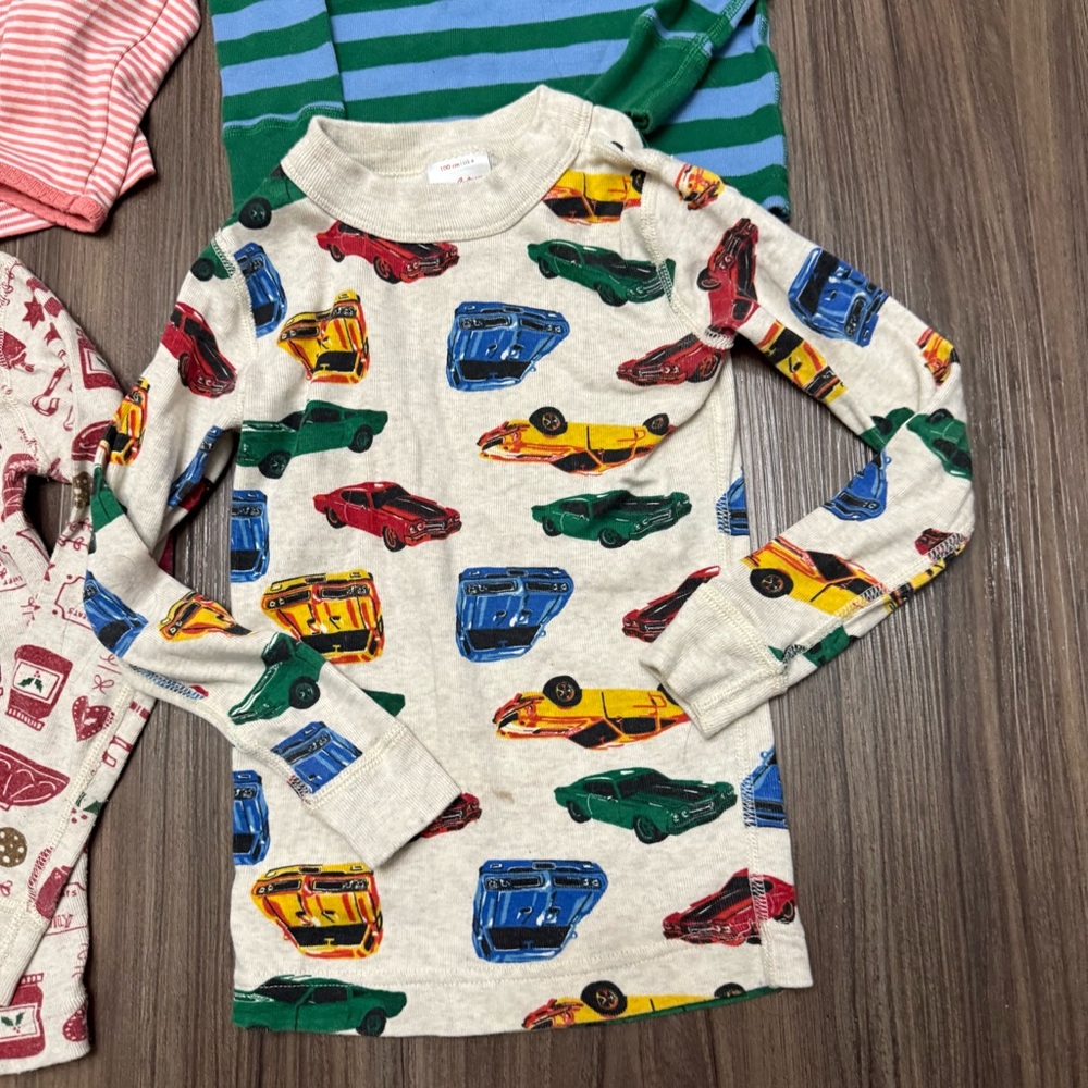 4 of Hanna Anderson toddler 4T pajama long sleeve shirt - Picture 4 of 8